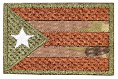 Custom Military Embroidered Badges / Twill Fabric Velcro Hat Patches