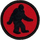 Bigfoot Patrol Custom Woven Badges Patch Round Embroidered Patches